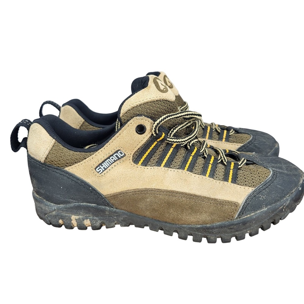 Shimano Mountain Bike  Shoes Mens 6 Brown Lace‎ Up Cycling Shoes Outdoor SH-M033